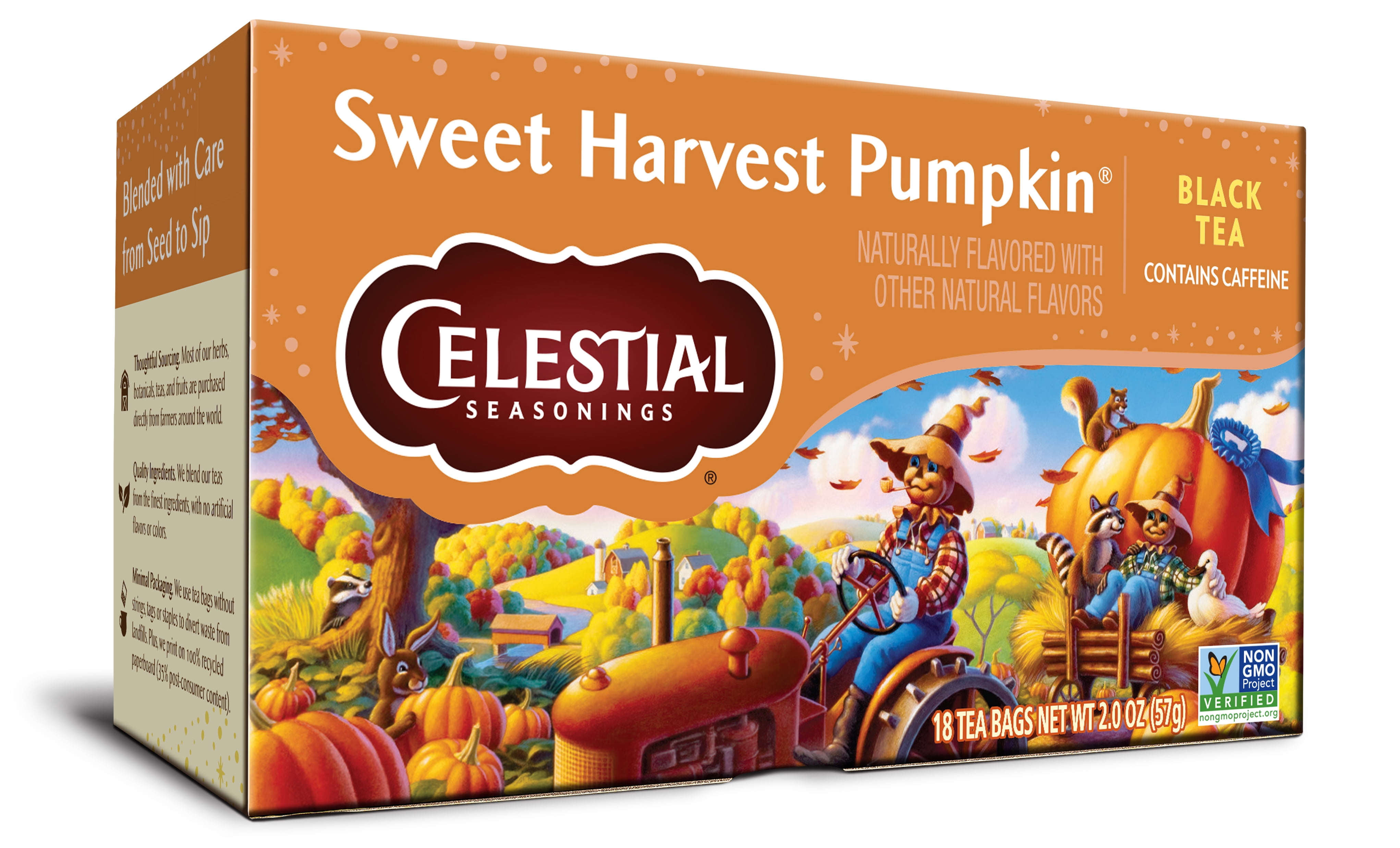 Celestial Seasonings Spice Fall Sweet Harvest Pumpkin Black Tea