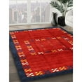 thumbnail image 2 of Ahgly Company Indoor Rectangle Contemporary Red Abstract Area Rugs, 7' x 9', 2 of 6