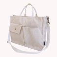 thumbnail image 1 of Bolso bandolera de pana Bolsos de mensajero de moda Simple informal para vacaciones de fin de semana, 1 of 9