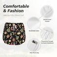 thumbnail image 4 of Rateoe Christmas Tree Decoration Printed 2 in 1 Women's Workout Shorts for Athletic Gym Running Shorts with Phone Pockets-XX-Large, 4 of 7