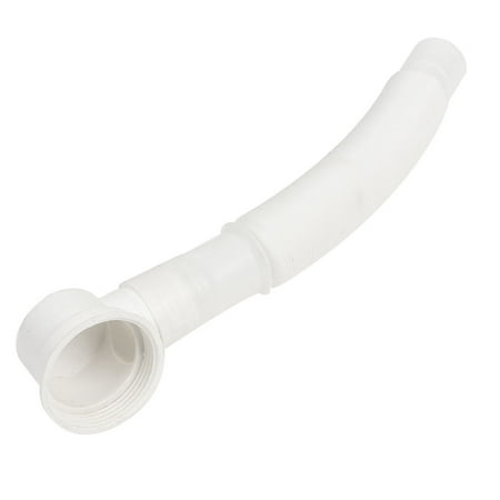 1 3 8 Thread Plastic Flexible Pipe Elbow Head Sink Basin Water Drain Hose