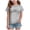 Tshirts-Grey, variant on kpoplk Girl's Summer Cute Shirt Letter Print Tropical Graphic Crewneck Tees Hawaiian Beach Shirt Top(Light Blue,1-2 Y)