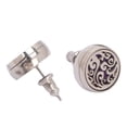 thumbnail image 2 of Essential Oil Stud Earrings, Mini Fashion Round Lightweight Essential Oil Diffuser Earrings  For Home Type 1,Type 2, 2 of 8