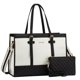 thumbnail image 1 of Bolsa de lona para portátil LOVEVOOK para mujer de 15.6 pulgadas con bolso de mano, 1 of 9