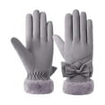 thumbnail image 1 of PEIXUN Gants d'Hiver Chauds pour Femmes Plus Polaire Épais Froid et Coupe-Vent, 1 of 3
