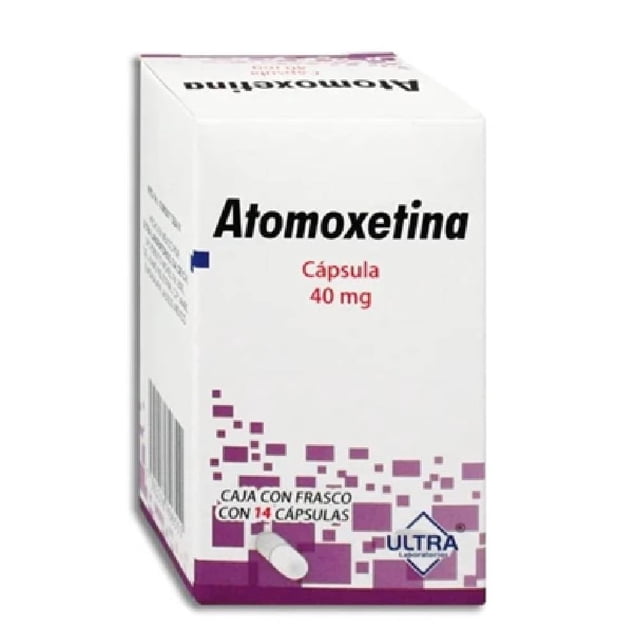 Atomexetina Ultra Laboratorios 40mg con 14 Cápsulas