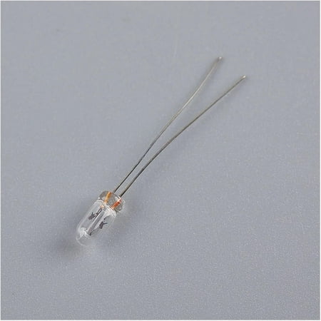 

ZX 10pcs Miniature 0.07A 1.5V 3V 6V 9V 12V 24V 3mm 4mm 5mm Lamp Light Bulb Edison Incandescent Filament Rice (Color : 4mm 12V)-0810