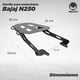 thumbnail image 5 of Parrilla para moto Mach Bajaj N250 negro, 5 of 5