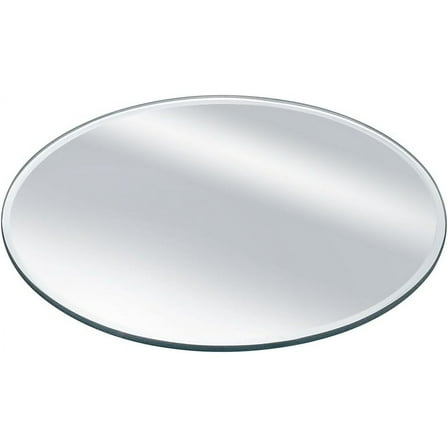 Glass Mirror Sheet Mirror Panels Round Pattern 152.4x3mm
