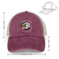 thumbnail image 2 of USA 250th Anniversary Wine Red Hat Adjustable Funny Fashion Unisex Baseball Cap for Men Women, 2 of 7