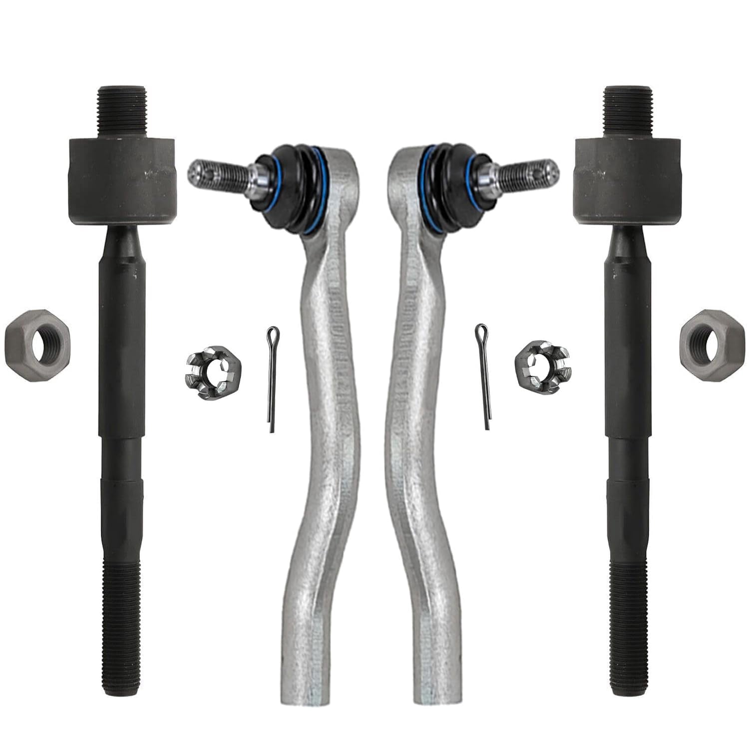4Pc Inner Outer Tie Rod Steering for Blazer S10 Jimmy S15 Sonoma
