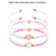 thumbnail image 3 of Pulseras de pareja con temática de San Valentín. Linda pulsera ajustable para pareja. Regalo ideal para San Valentín. Pulsera de metal., 3 of 6