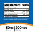 thumbnail image 5 of Nutricost Zinc (50mg) with Selenium (200mcg) 240 Capsules - Vegan, Gluten-Free, GMO-Free, 5 of 5