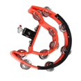 thumbnail image 5 of Half Moon Musical Hand Percussion Instrument Accompaniment Handbell Shaker Percussion Parts Tambourine,Red, 5 of 5