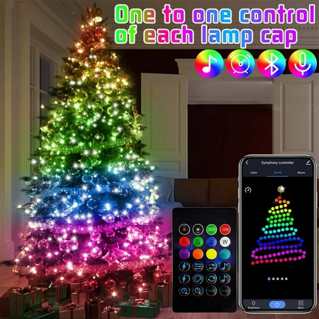 Christmas Lights Battery Operated, 17ft 50 LED Rainproof Wire String Light, Remote Control & 8 Modes Indoor Outdoor Xmas Tree Wedding Party Decoration