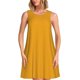 thumbnail image 1 of Fotbe Goldenrod Vestido de Verano sin Mangas para Mujer – Vestido Midi Línea A, Estilo Camiseta Floral, Vestido Playero Casual y Fluido, 1 of 7