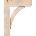 thumbnail image 3 of Ekena Millwork 7 1/2"W x 26"D x 34"H Thorton Block Smooth Bracket w/ Offset Brace, Douglas Fir, 3 of 25