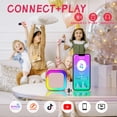 thumbnail image 4 of Máquina de karaoke Kinglucky TOP Mini para niños con más de 14 millones de canciones, color rosa, 4 of 9