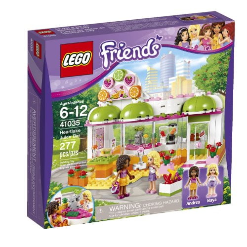 Maven Gifts: LEGO Friends Juice Bar (41035) and Friends Heartlake Hair Salon (41093) -Multiple Characters - Non-Violent Encourages Friendly Play - For Ages 6 and Up - Walmart.com