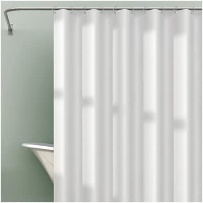 Forro de ducha Zenna Home blanco de peso medio