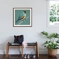 thumbnail image 3 of Art.com Winged Sketch II on Teal Art Print, Brown Frame Wall Art, 29" x 29", 3 of 5