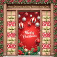thumbnail image 2 of Decorative Design Merry Christmas Banner Festive Theme Hanging Ornaments Holiday Decoration for Indoor Celebration Party Event, 2 of 9