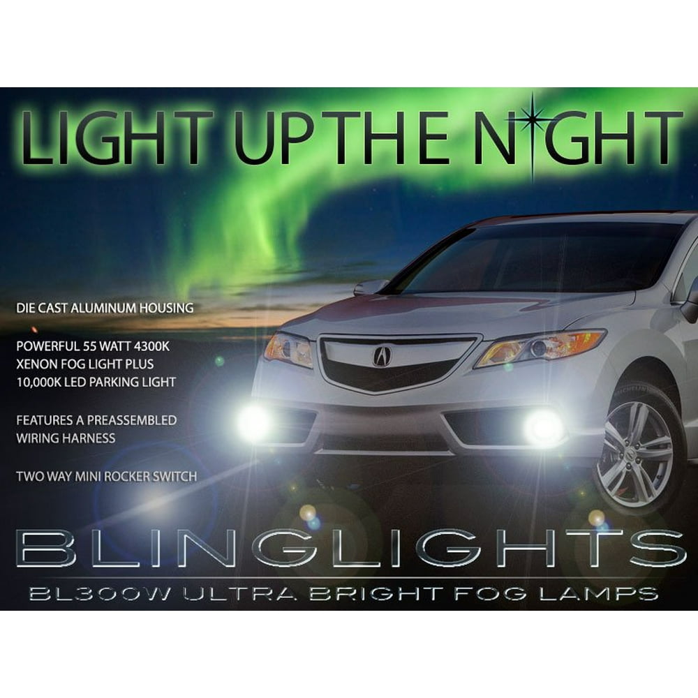 2013 2014 2015 Acura RDX Xenon Fog Lamps Driving Lights Foglamps
