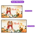 thumbnail image 5 of Happy Thanksgiving Cavalier King Charles Spaniel with Turkey Pumpkins Autumn Vibes Desk Mat Full Keyboard Mouse Pad Dog Lover Gifts Large Mousepad - 12018, 5 of 5