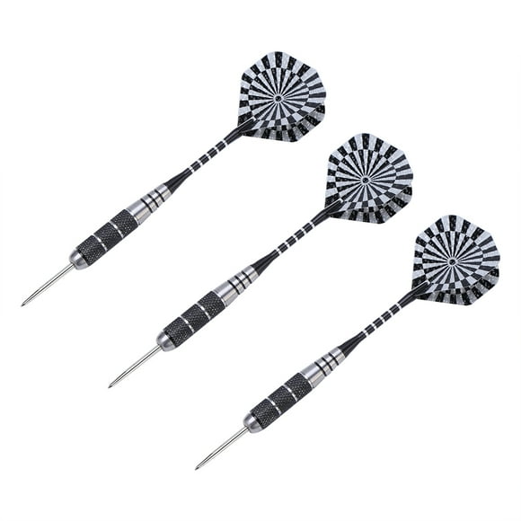 Herwey 3 Colors 3pcs 155mm Steel Tip Target Throwing Darts Set With Laser Printing Flights , target darts, steel tip darts