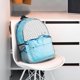 thumbnail image 3 of Easygdp Crystal Clear Water Splash Mochila Ligera de 15 Pulgadas para Estudiantes, Mochila Cómoda para la Escuela y Viajes, Correas Ajustables, 3 of 6