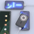thumbnail image 3 of Power Bank Inalámbrico Magnético 10000mah Saiviek H19d Cargador 5.0a 22.5w Carga Super Rápida, Batería Portatil Pila Magsafe De Usb-c Con Soporte,banco De Energía Compatible Estándar, 3 of 8