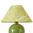 thumbnail image 5 of Deyidn Green Crackle Glaze Ceramic Table Lamp with Linen Shade, 11.81", Farmhouse Style Decorative Lighting, 5 of 14
