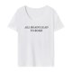 thumbnail image 2 of Camiseta de mujer Camiseta básica Camiseta de cuello redondo suave Camiseta de manga corta para viajes en la calle Vacaciones Senderismo Playa XL, 2 of 10