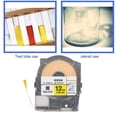 thumbnail image 4 of Label Maker Tape Replacement, Touch Label Maker Tape, PET Abrasion Resistant Label Tape, Clear Printing Book Label Tape for LM 550A 12mm 16m, 4 of 7