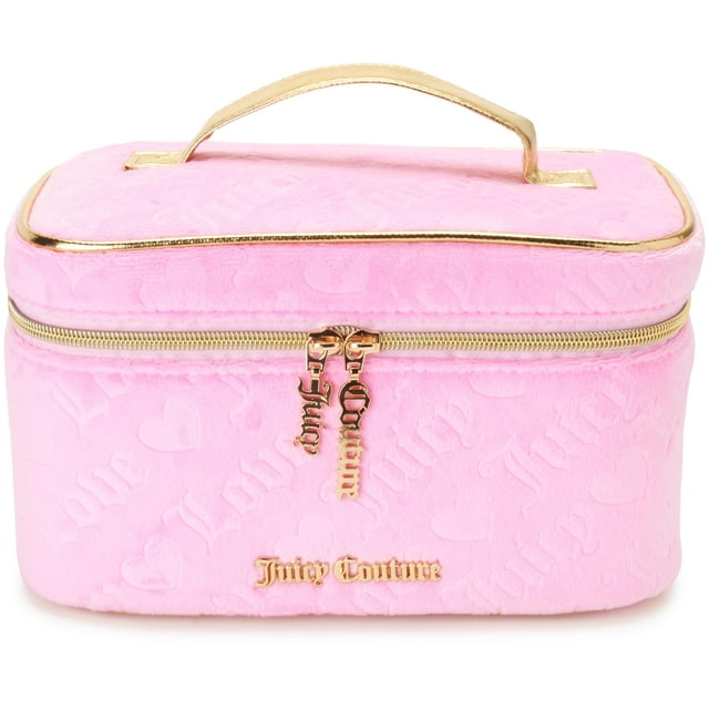 Juicy Couture Neceser Mujer - Neceser De Viaje Maquillaje Y Neceser Tren Organizador Talla Única Rizo Rosa Claro