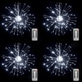 thumbnail image 3 of 4PCS Fireworks Light 150 LED Luces de cadena de Navidad con control remoto Leyfeng  luces de cadena, 3 of 8