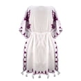 thumbnail image 3 of Cotton Cover-up Kaftan Beachwear Tunic - One Size fits Most, 3 of 5