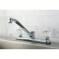 thumbnail image 1 of Kingston Brass Americana Two Acrylic Handle 8" Kitchen Faucet, 1 of 1