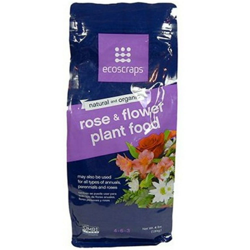 EcoScraps PFRF15IN4001 Rose & Flower Plant Food, 4 lbs