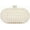 White, variant on Women Acrylic Rattan Clutch Purse Rattan Woven Evening Bag Wedding Party Purse Summer Beach Wicker Shoulder Handbag