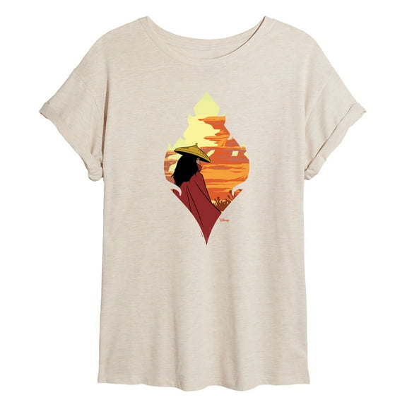 Raya and the Last Dragon - Raya Silhouette - Juniors Ideal Flowy Muscle T-Shirt
