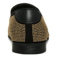 thumbnail image 3 of STEVE MADDEN Mens Black Studded Mezmoryz Almond Toe Slip On Slippers Shoes 10.5 M, 3 of 4