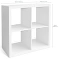thumbnail image 3 of CAPHAUS Cube Room Organizer, Storage Divider, Bookcase, Extra Thick Exterior, Colors Available in Espresso and White, 3 of 3