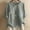 Gray#4, variant on Womens Shirts Plus Size,Dressy Blouses for Women,2025 Women's Casual Fashion Crew-neck Button-printed Short-sleeved Top Gray XL