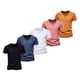 thumbnail image 1 of Camiseta de manga corta AIOPESON 5 piezas marca hombres Casual Color sólido Slim Fit cuello en V 100% algodón AIOPESON Mangas cortas de algodón con cuello en V., 1 of 6