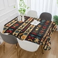 thumbnail image 2 of Yayeee Tablecloths 54" x 54" Rectangle Wrinkle Resistant Party Table Cover, Beige Geometric, 2 of 8