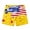 Yellow, variant on Mens Bathing Suit American Flag 250th Anniversary Swim Trunks Patriotic Summer Beach Shorts Quick Dry Board Shorts