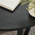 thumbnail image 4 of Roundhill Furniture Modern Harmony Wood Oval Coffee Table, 4 of 10