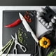 Hecef Ensemble de Couteaux de Cuisine en Acier Inoxydable de Qualité Supérieure avec Bloc en Bois, Poignée de Confort – image 4 sur 10