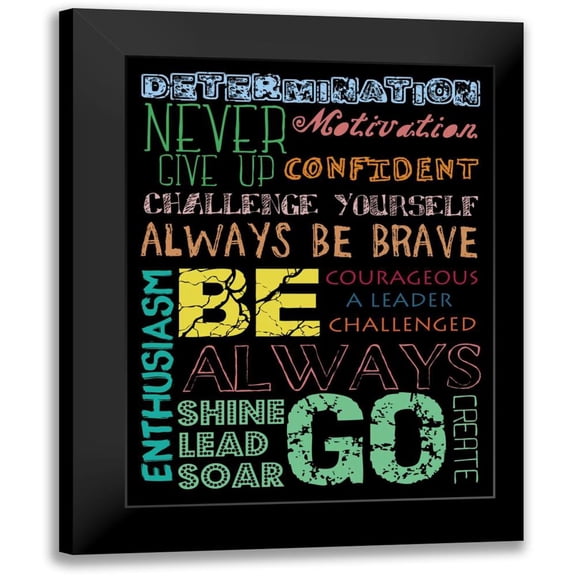 Lewis, Sheldon 12x14 Black Modern Framed Museum Art Print Titled - Go Create